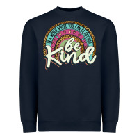 Navy be kind   leopard Heavyweight Sweatshirt - JahusDesignShop
