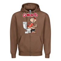 Chestnut condorito Zipper Hoodie - artisFamous