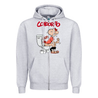 Heather Grey condorito Zipper Hoodie - artisFamous
