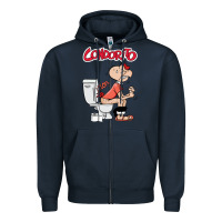 Navy condorito Zipper Hoodie - artisFamous