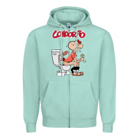 Seafoam condorito Zipper Hoodie - artisFamous