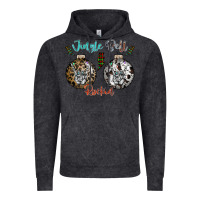 Vintage Black Jingle Bell Rockin Vintage Hoodie - CowhideDigitalArt