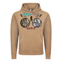 Vintage Coffee Jingle Bell Rockin Vintage Hoodie - CowhideDigitalArt
