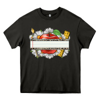 Asphalt floral teacher custom name Heavy Core Tee - CowGirlArtShop