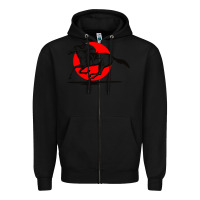 Black horse racing Zipper Hoodie - artisFamous