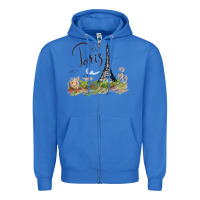 True Royal paris Zipper Hoodie - artisFamous