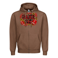 Chestnut game day football Zipper Hoodie - JahusDesignShop