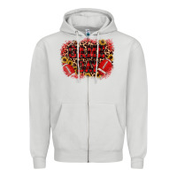 Dove Grey game day football Zipper Hoodie - JahusDesignShop