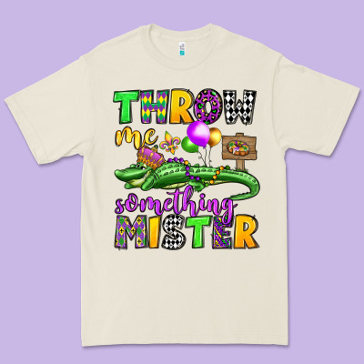 Throw Me Something Mister Mardi Gras Olivia Premium Tee Designed By Oliviacreatesart