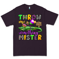 Plum throw me something mister mardi gras olivia Premium Tee - OliviaCreatesArt