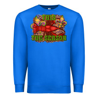 True Royal mardi gras this the season crawfish fleur de lis Premium Sweatshirt - RanaPortraitStore