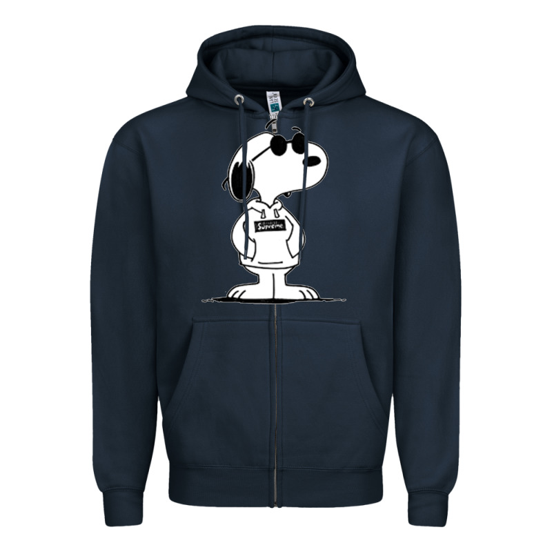 Cool Dog Zipper Hoodie by artisFamous | Teevron