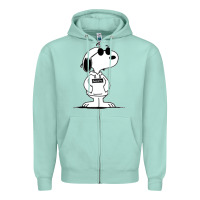 Seafoam cool dog Zipper Hoodie - artisFamous