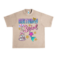 Birthday Girl 3 Urban Heavy Tee | Teevron
