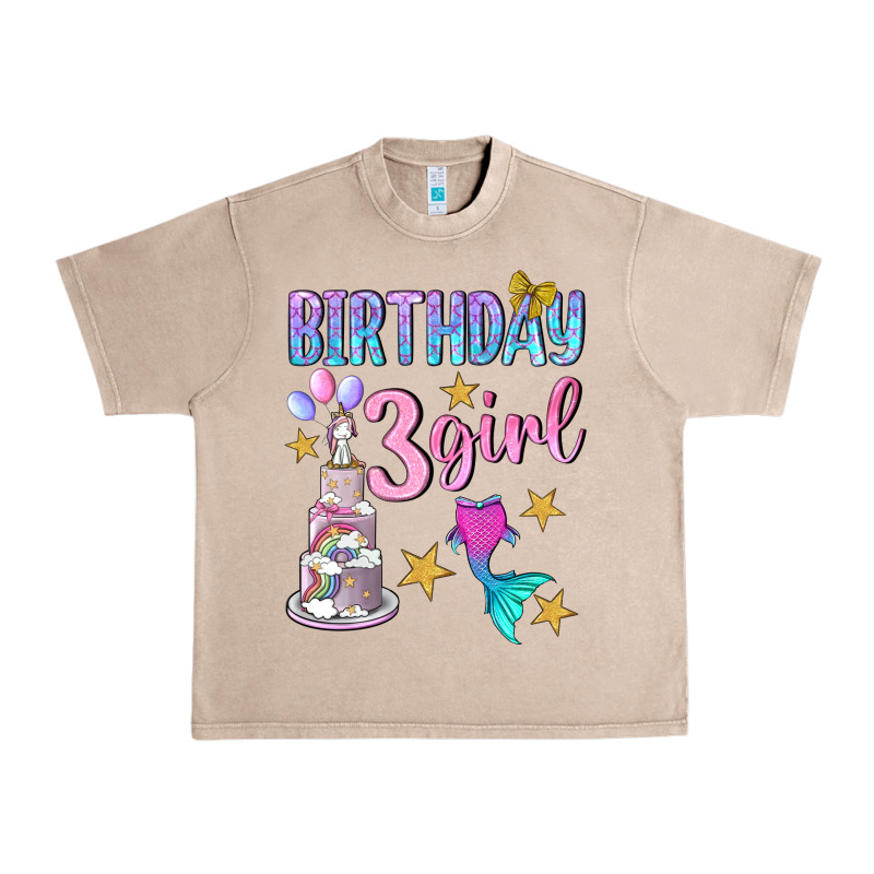 Birthday Girl 3 Urban Heavy Tee by BundleAndBundleShop | Teevron