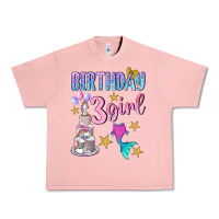 Salmon birthday girl 3 Urban Heavy Tee - BundleAndBundleShop