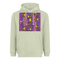 Matcha mardi gras fleur de lis Heavyweight Hoodie - RanaPortraitStore