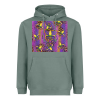Sage mardi gras fleur de lis Heavyweight Hoodie - RanaPortraitStore