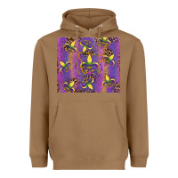 Toasted Coconut mardi gras fleur de lis Heavyweight Hoodie - RanaPortraitStore