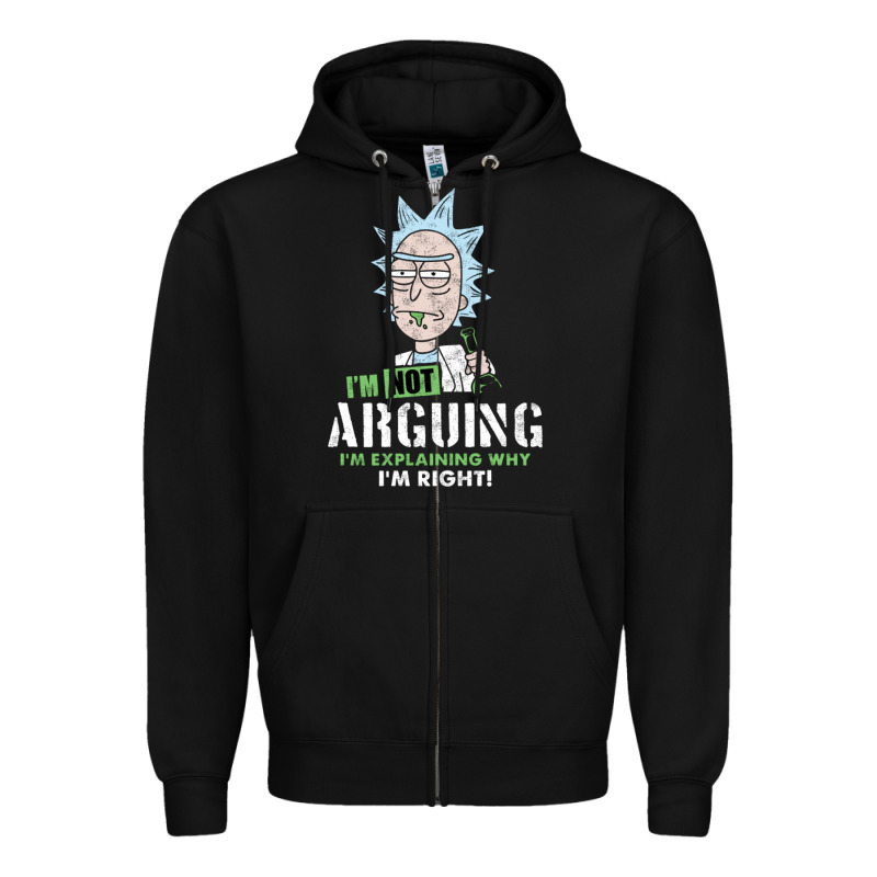 I Am Not Arguing Zipper Hoodie by artisFamous | Teevron