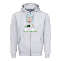 Heather Grey i am not arguing Zipper Hoodie - artisFamous