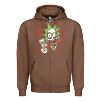 Chestnut joker Zipper Hoodie - artisFamous