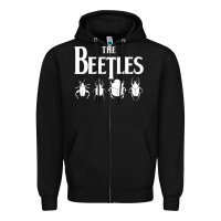 Black beetles Zipper Hoodie - artisFamous