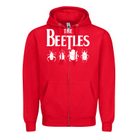 Red beetles Zipper Hoodie - artisFamous