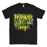Black lucky me st. patricks day Classic Tee - HowdyJamesFarm