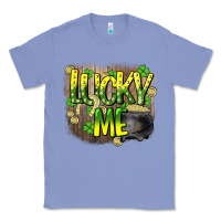 Colony Blue lucky me st. patricks day Classic Tee - HowdyJamesFarm
