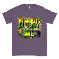 Lavender lucky me st. patricks day Classic Tee - HowdyJamesFarm