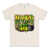 Natural lucky me st. patricks day Classic Tee - HowdyJamesFarm