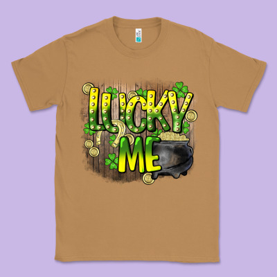Lucky Me St. Patricks Day Classic Tee Designed By Howdyjamesfarm