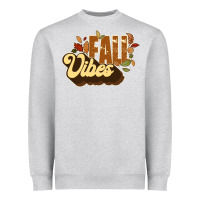 Heather Grey fall vibes Heavyweight Sweatshirt - JahusDesignShop