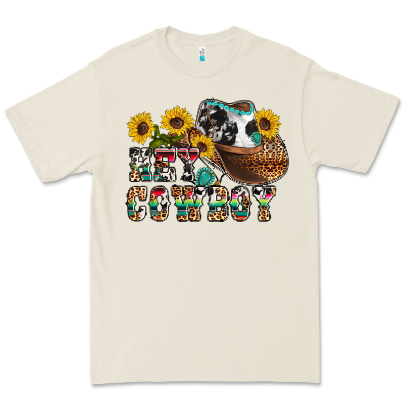 Hey Cowbow Premium Tee by OliviaCreatesArt | Teevron