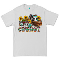 Dove Grey hey cowbow Premium Tee - OliviaCreatesArt