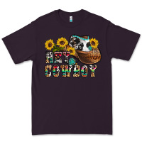 Plum hey cowbow Premium Tee - OliviaCreatesArt