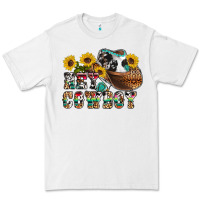 White hey cowbow Premium Tee - OliviaCreatesArt