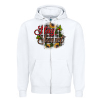 White stay sweet Zipper Hoodie - JahusDesignShop