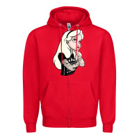 Red alice tattoo Zipper Hoodie - artisFamous