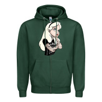 Sports Green alice tattoo Zipper Hoodie - artisFamous