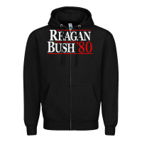 Black regan bush for dark Zipper Hoodie - artisFamous