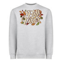 Heather Grey fall vibes Heavyweight Sweatshirt - JahusDesignShop