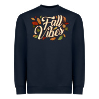 Navy fall vibes Heavyweight Sweatshirt - JahusDesignShop