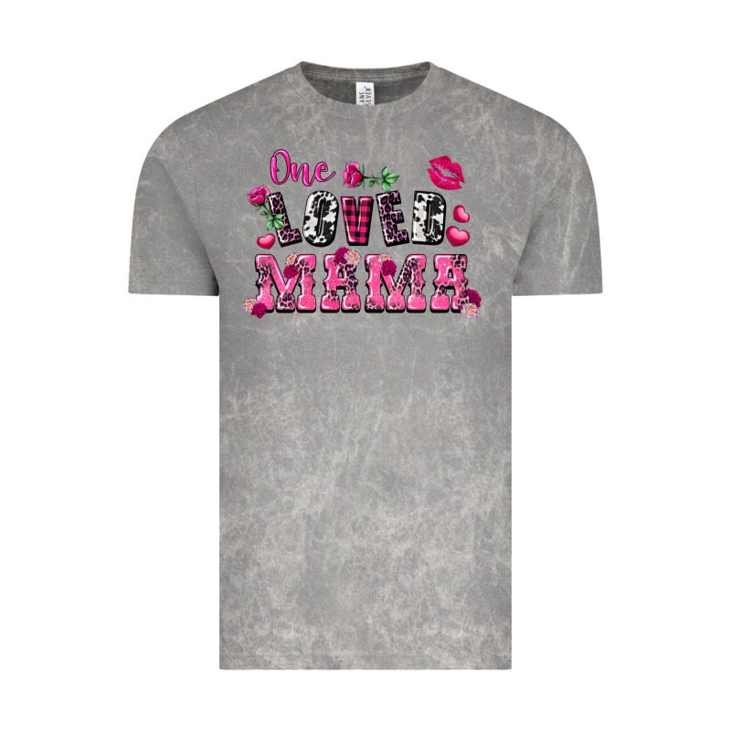 One Loved Mama Valentine's Day Vintage Tee by FaDigitalArtStudio | Teevron