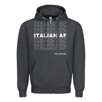 Smoke italian af Zipper Hoodie - artisFamous