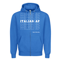 True Royal italian af Zipper Hoodie - artisFamous