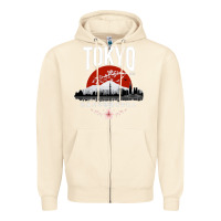 Sandshell tokyo Zipper Hoodie - artisFamous