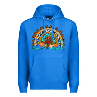 True Royal Happy thanksgiving rainbow Premium Hoodie - Artiststas