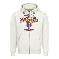 Oatmeal Heather vespa Zipper Hoodie - artisFamous